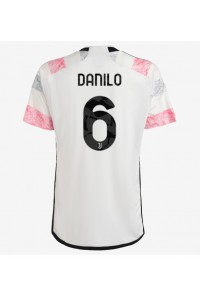 Juventus Danilo Luiz #6 Jalkapallovaatteet Vieraspaita 2023-24 Lyhythihainen